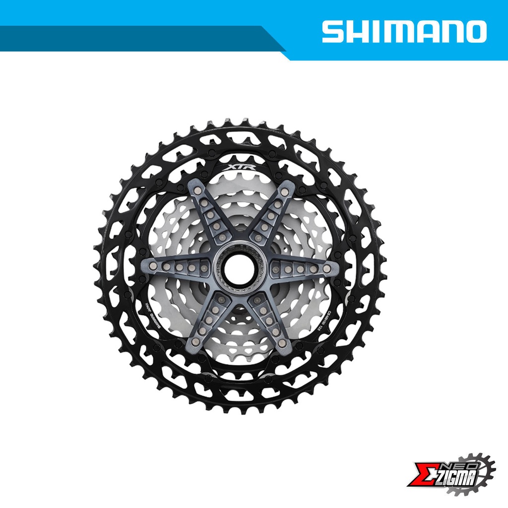 Cassette Sprocket MTB SHIMANO XTR  CS-M9101-12 12-Spd (Hyperglide+) 10-51T Micro Spline Ind. Pack ICSM9101051