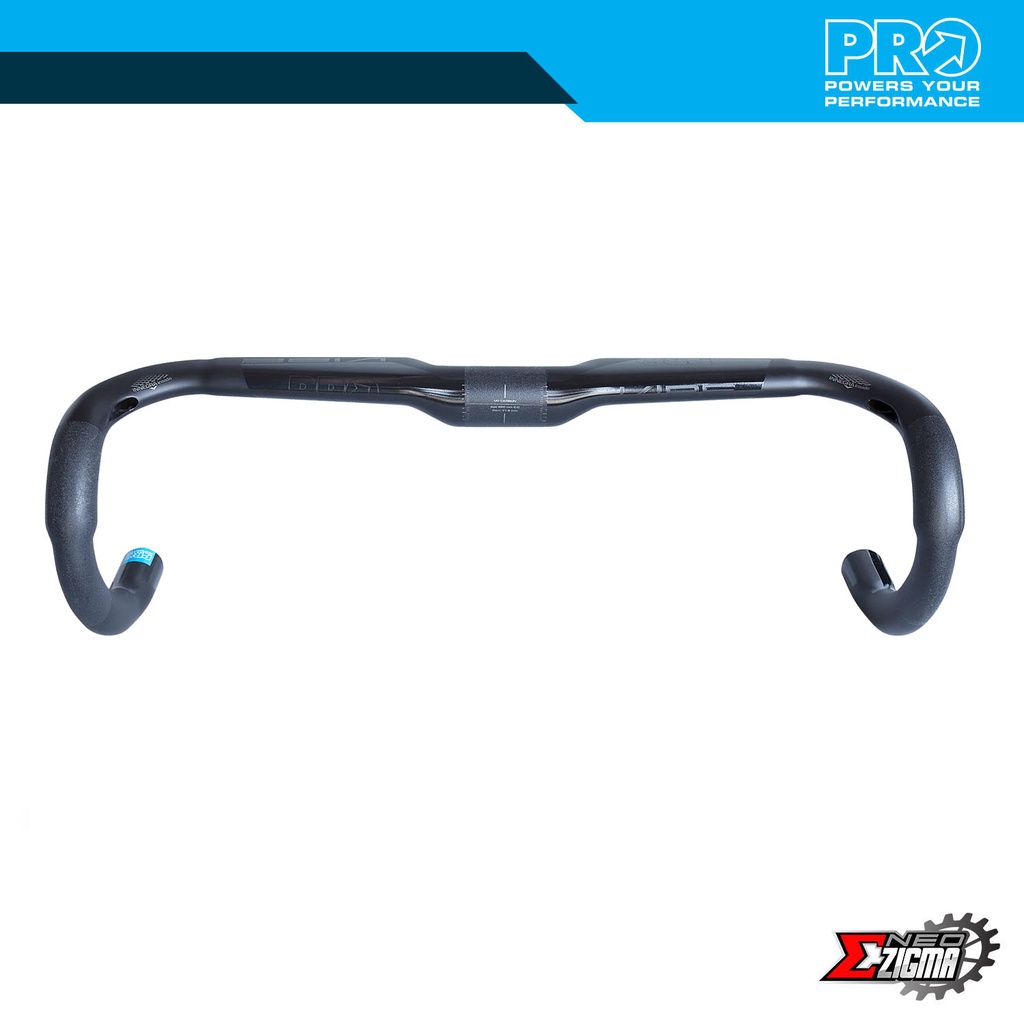 Handle Bar Road PRO Vibe Di2 Ready Aero Compact Carbon Internal Cable Routing