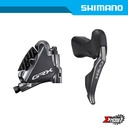 Disc Brake Assembly Gravel SHIMANO GRX Di2 BR/ST-RX810/RX815 11-Spd 140mm J-kit w/ Fin Rear Ind. Pack IRX815DRRDSC170