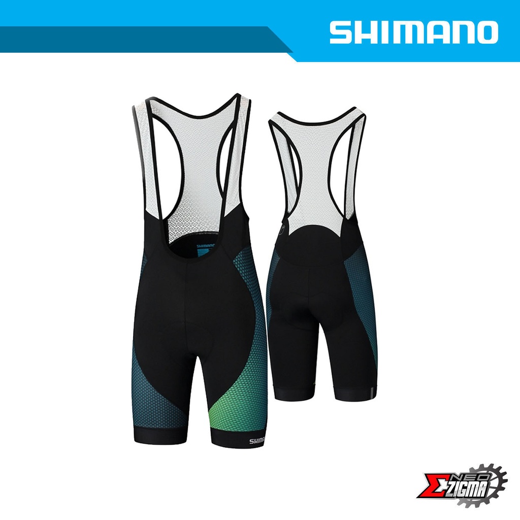 Cycling Bib Shorts Men SHIMANO Breakaway Printed