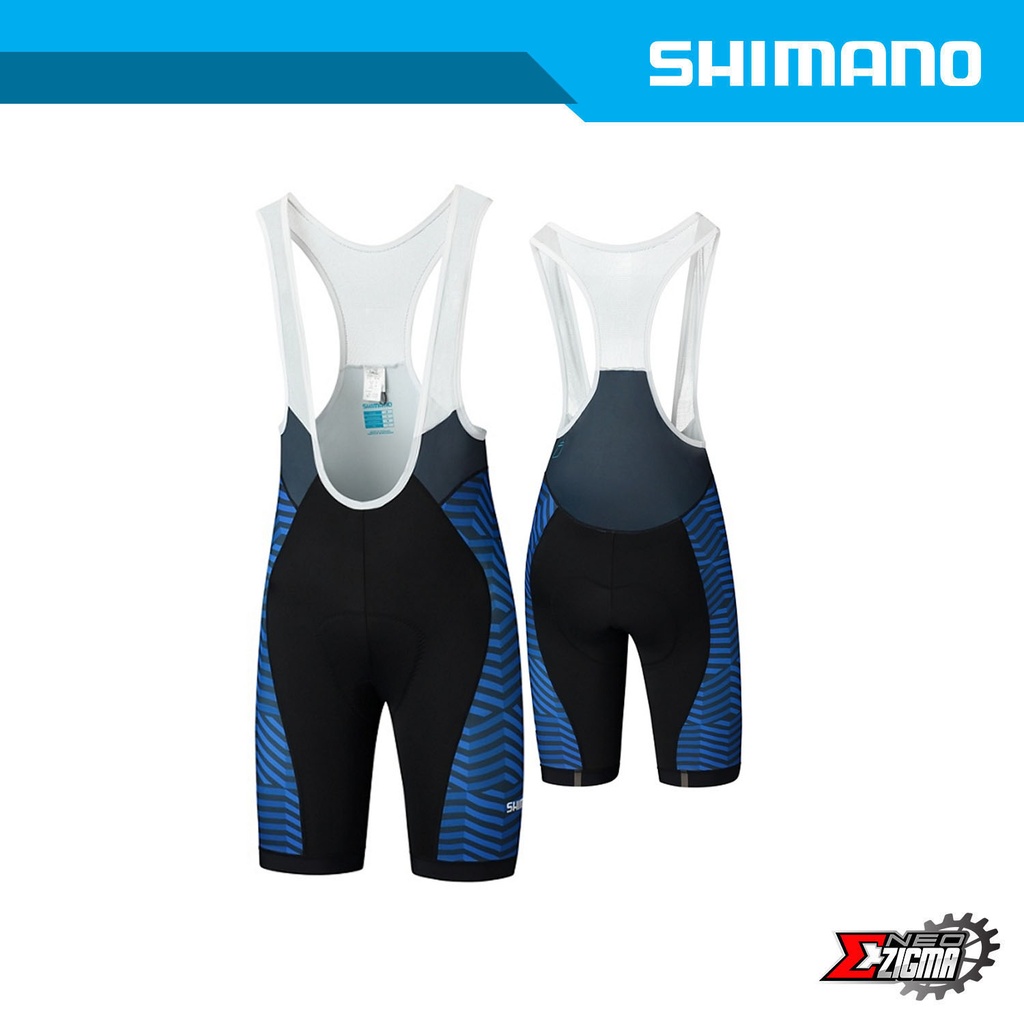 Cycling Bib Shorts Men SHIMANO SH Team Printed