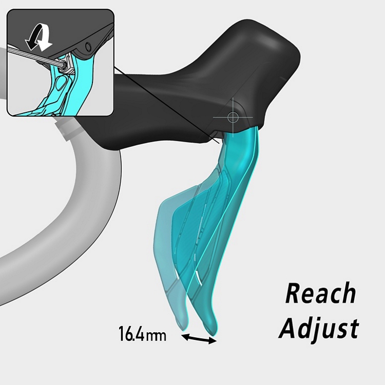 Shifter Lever Road SHIMANO 105 ST-R7170 12-Spd For Hydraulic F/R