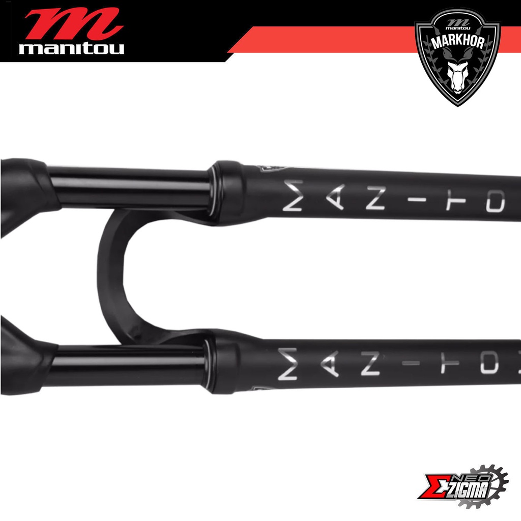 Fork Suspension 27.5" MANITOU Markhor 9mm*100mm Travel BK Stanchion