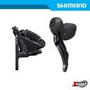 Disc Brake Assembly Gravel SHIMANO GRX BR/ST-RX400 160mm J-kit w/ Fin, Front Ind. Pack IRX400DLF6SC100A