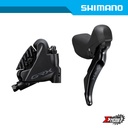 Disc Brake Assembly Gravel SHIMANO GRX BR/ST-RX400 10-Spd 160mm J-kit w/ Fin, Rear Ind. Pack IRX400DRRDSC170A