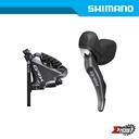 Disc Brake Assembly Gravel SHIMANO GRX BR/ST-RX810 For 160mm J-kit w/ Fin, Hose & OT Front Ind. Pack IRX8102DLF6SC100A