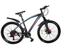 Bicycle Unit MTB 26" AVP Steel Frame w/ Suspension 21-Spd Disc Brake Rapid Fire