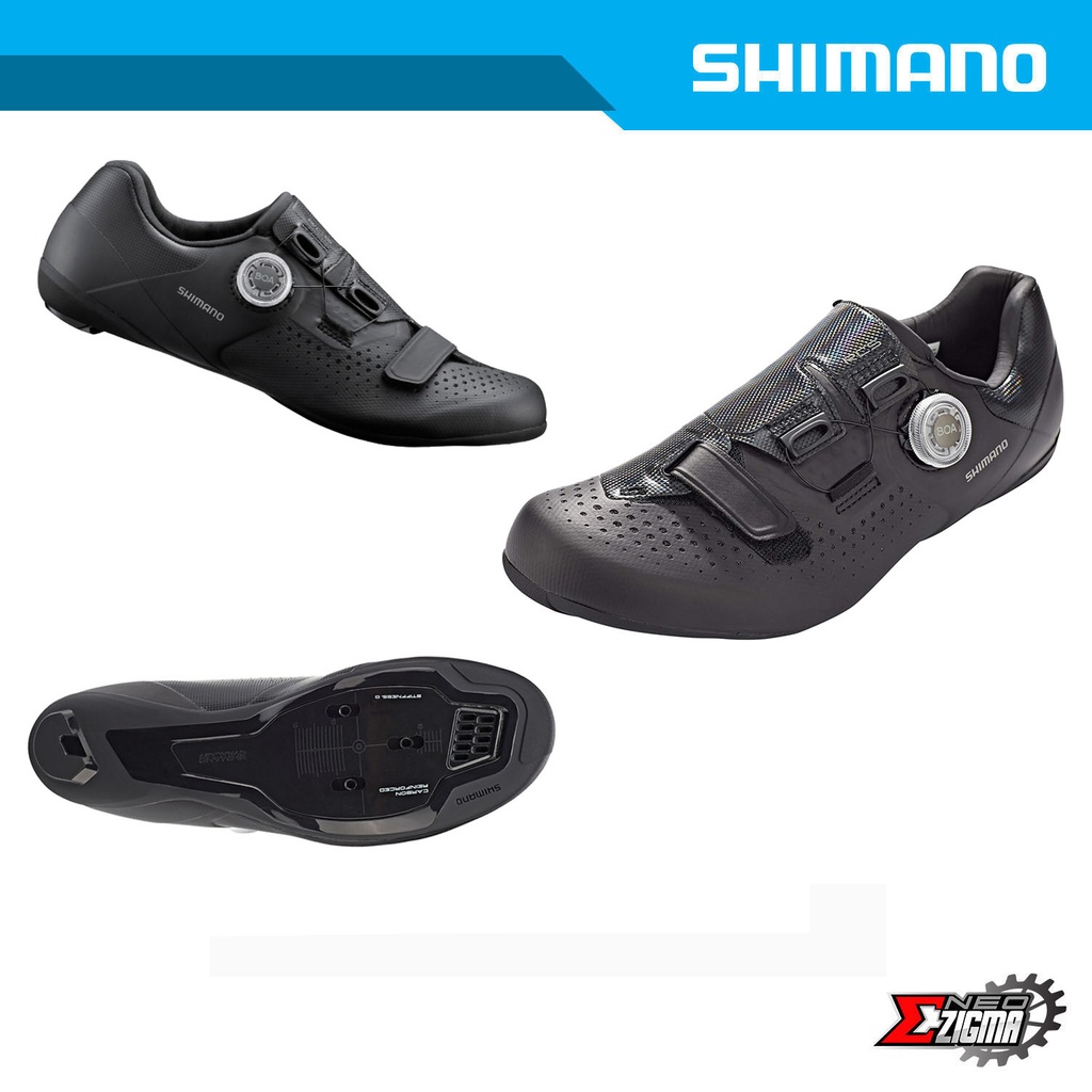 Shoes Road SHIMANO On-road/Road Competition RC500 43" ESHRC500MCL01S43000 Black Men BOA