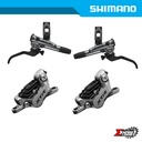 Disc Brake Assembly MTB SHIMANO XTR BR/BL-M9120 4-Piston J-kit Hydraulic Resin Pad w/ Fin F/R