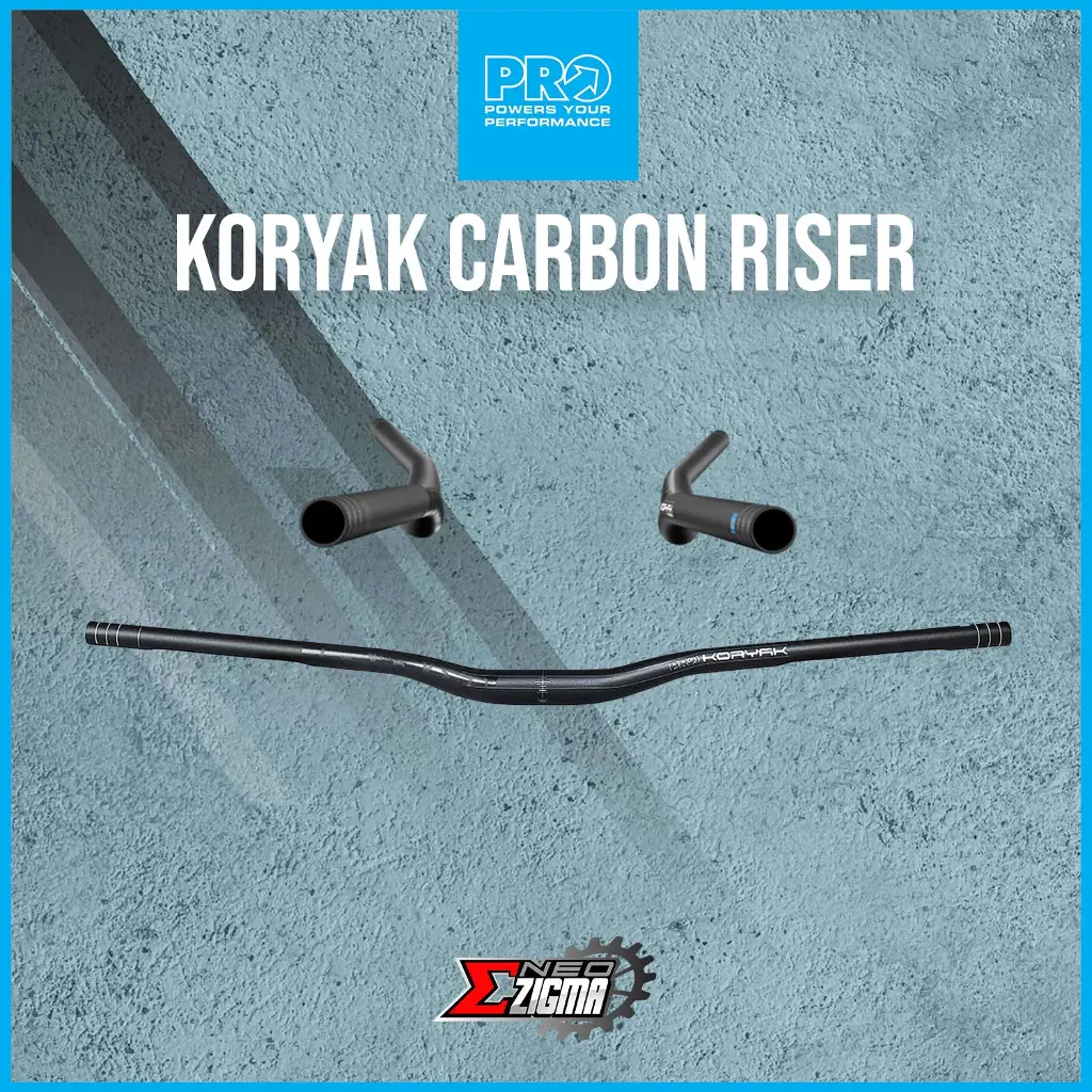 Handle Bar MTB PRO Koryak Carbon 31.8x800mm Rise 20mm Riser 9D sw PRHA0547