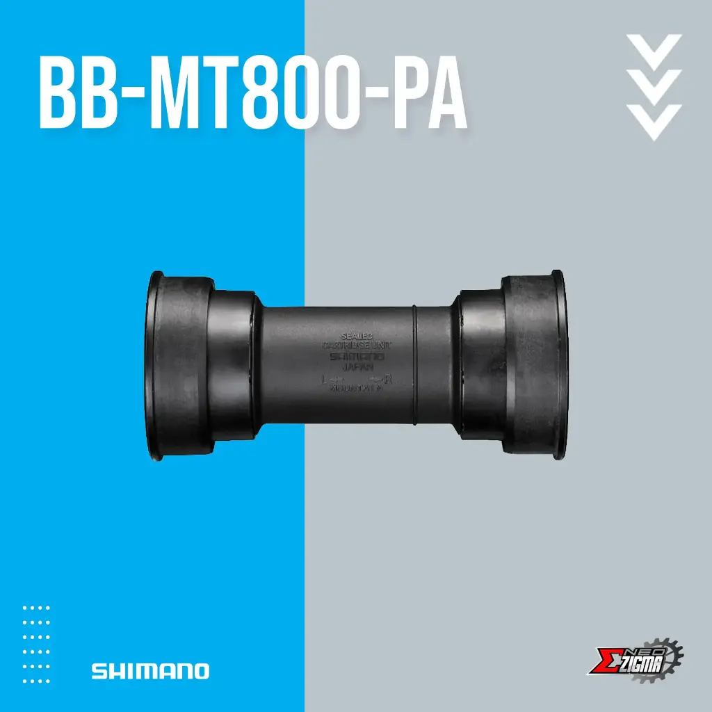 ﻿​B.B. Parts MTB SHIMANO XT BB-MT800-PA Press Fit Type For MTB Ind. Pack IBBMT800PA﻿