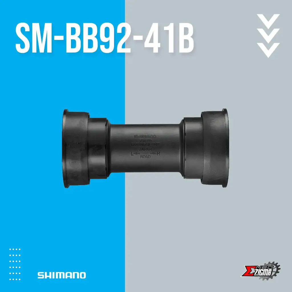 ﻿​B.B. Parts Road SHIMANO Dura-Ace SM-BB92-41B Dura-Ace Press Fit Type Ind. Pack ISMBB9241B﻿