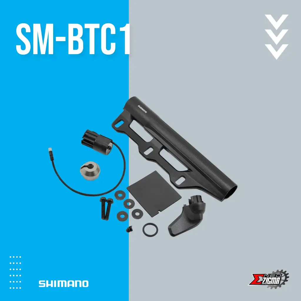 Battery Case MTB SHIMANO Di2 SM-BTC1 w/ Junction B 6-port For Bottle Cage Mount w/ SD50(250mm) Ind. Pack ISMBTC1