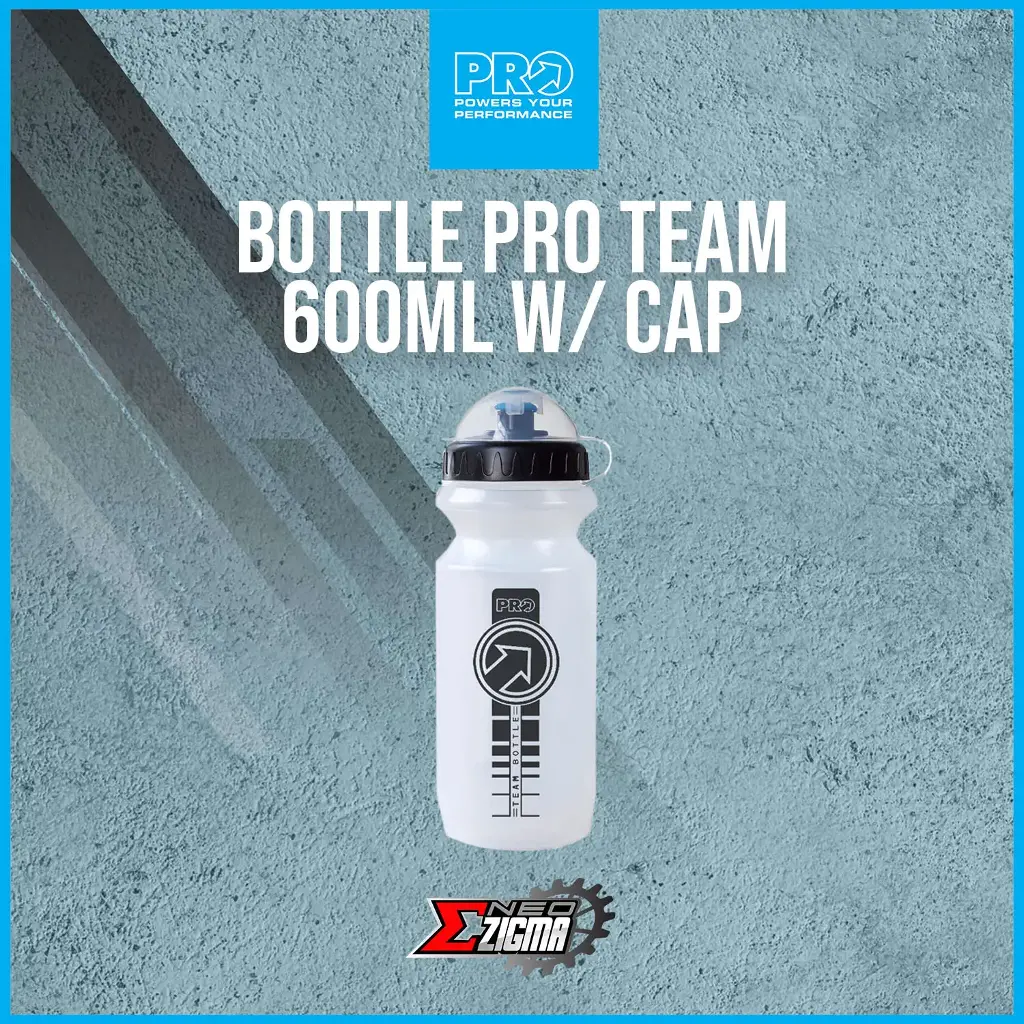 Bottle PRO Team 600ml w/ Cap PRBT0036