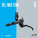 Brake Lever MTB SHIMANO Deore BL-M6100 Hydraulic Front Ind. Pack EBLM6100L