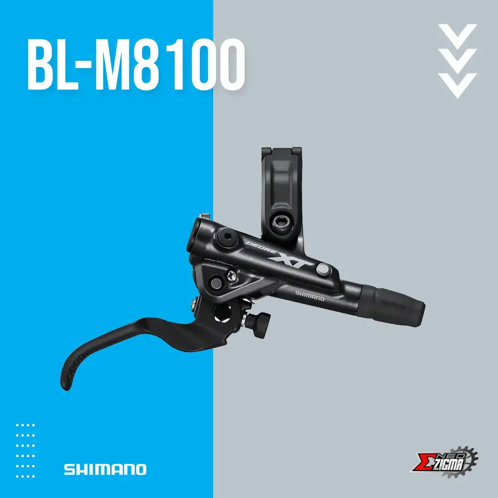 Brake Lever MTB SHIMANO XT BL-M8100 Hydraulic Rear Ind. Pack IBLM8100R