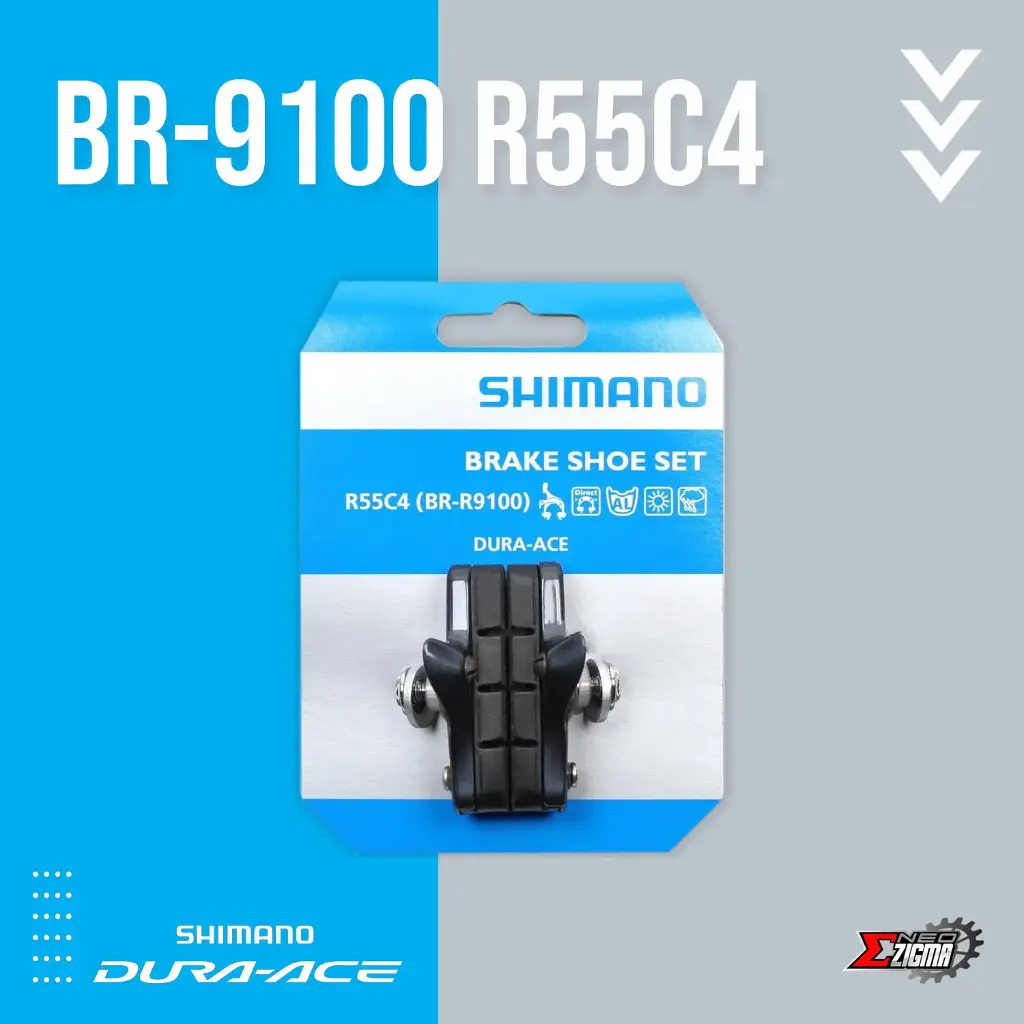 Brake Shoe Road SHIMANO Dura-Ace BR-9100 R55C4 Ind. Pack Y8L298050