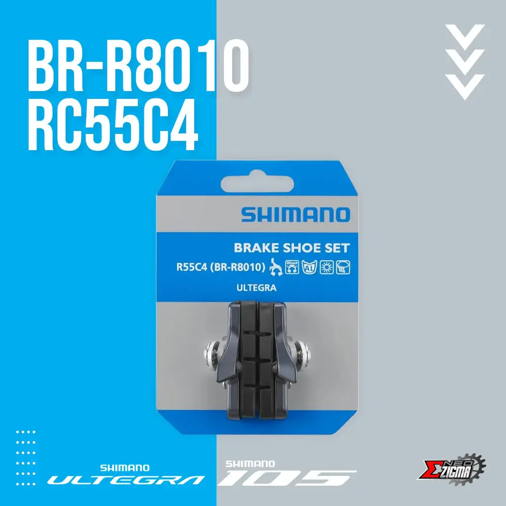 Brake Shoe Road SHIMANO Others BR-R8010 R55C4 Cartridge Type for Ultegra/105 Ind. Pack Y8LB98010
