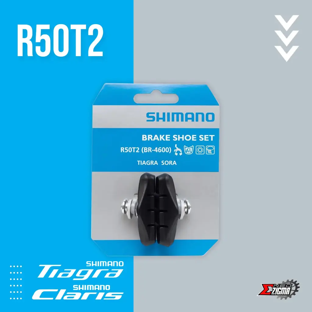 Brake Shoe Road SHIMANO Others R50T2 Y8JY98070 For Claris to Tiagra Ind. Pack