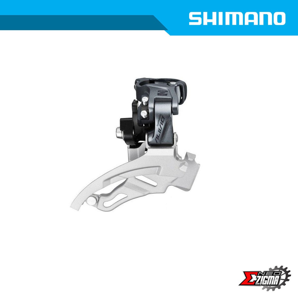 Front Derailleur MTB SHIMANO Alivio FD-M4000 2x10-Spd AFDM4000DSM6 For 40T Down-swing w/ 31.8mm Adapter