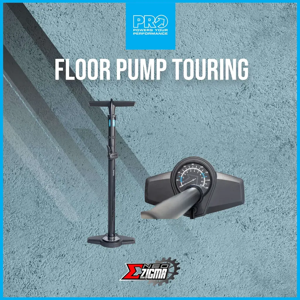 Floor Pump PRO Touring Steel Barrel, Gauge PRPU0080