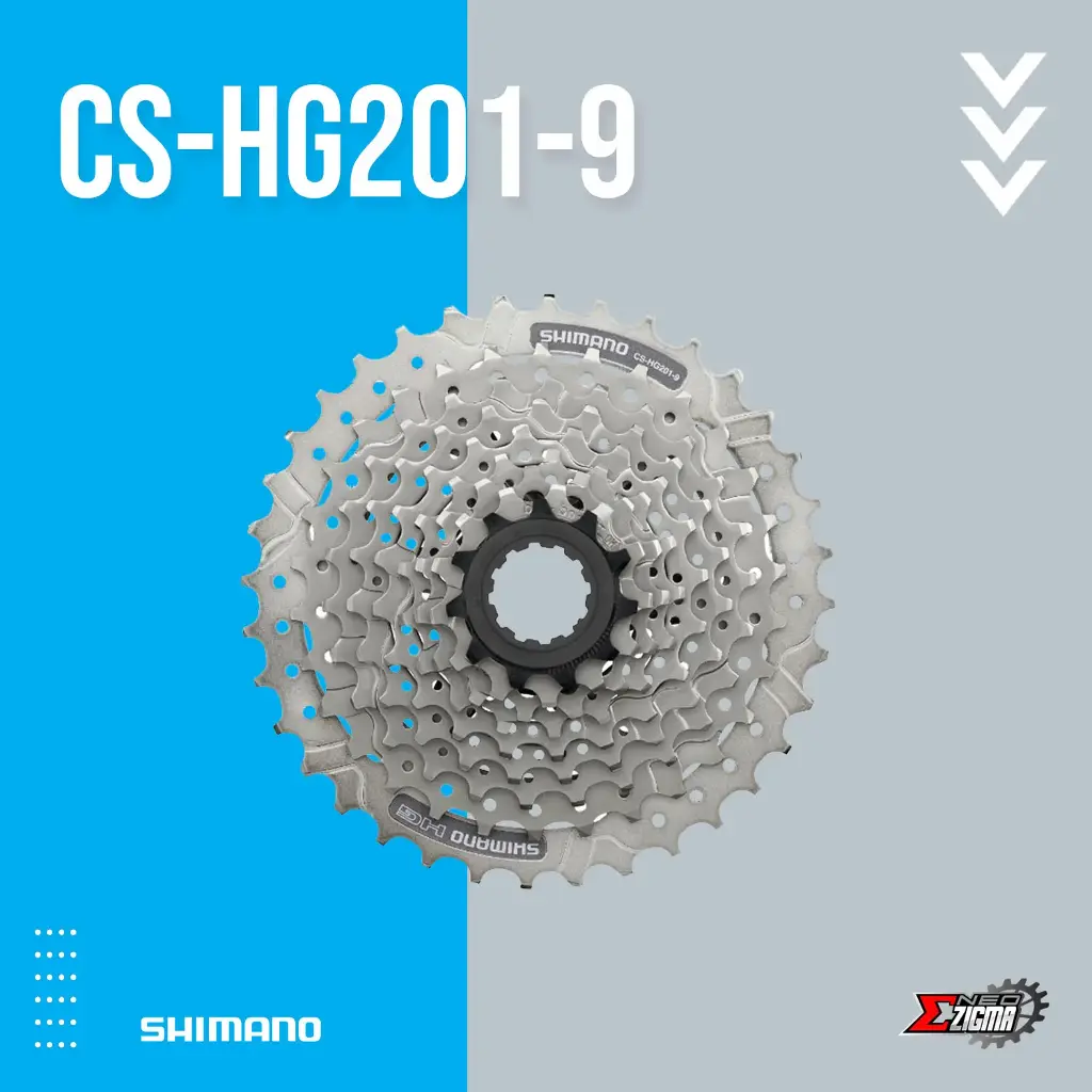 Cassette Sprocket MTB SHIMANO Altus CS-HG201 9-Spd 11-36T Ind. Pack ECSHG2019136