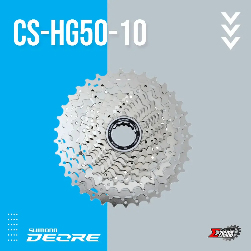 Cassette Sprocket MTB SHIMANO Deore CS-HG50 10-Spd 11-36T ICSHG5010136