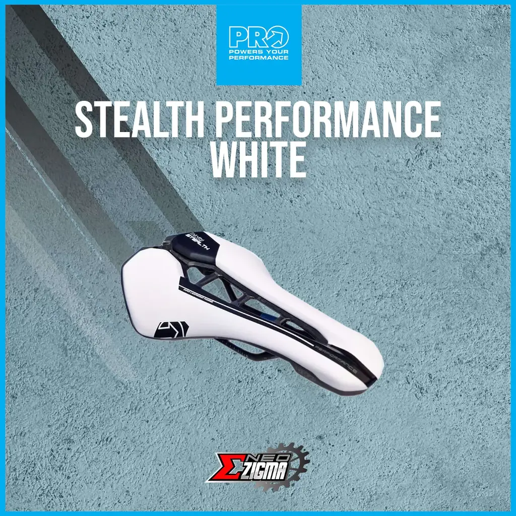Saddle Road PRO Stealth Curved Performance Stainless 142cm PRSA0396 White AF