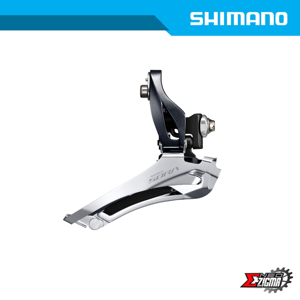 Front Derailleur Road SHIMANO Sora FD-R3000 9-Spd Brazed-On Ind. Pack EFDR3000F