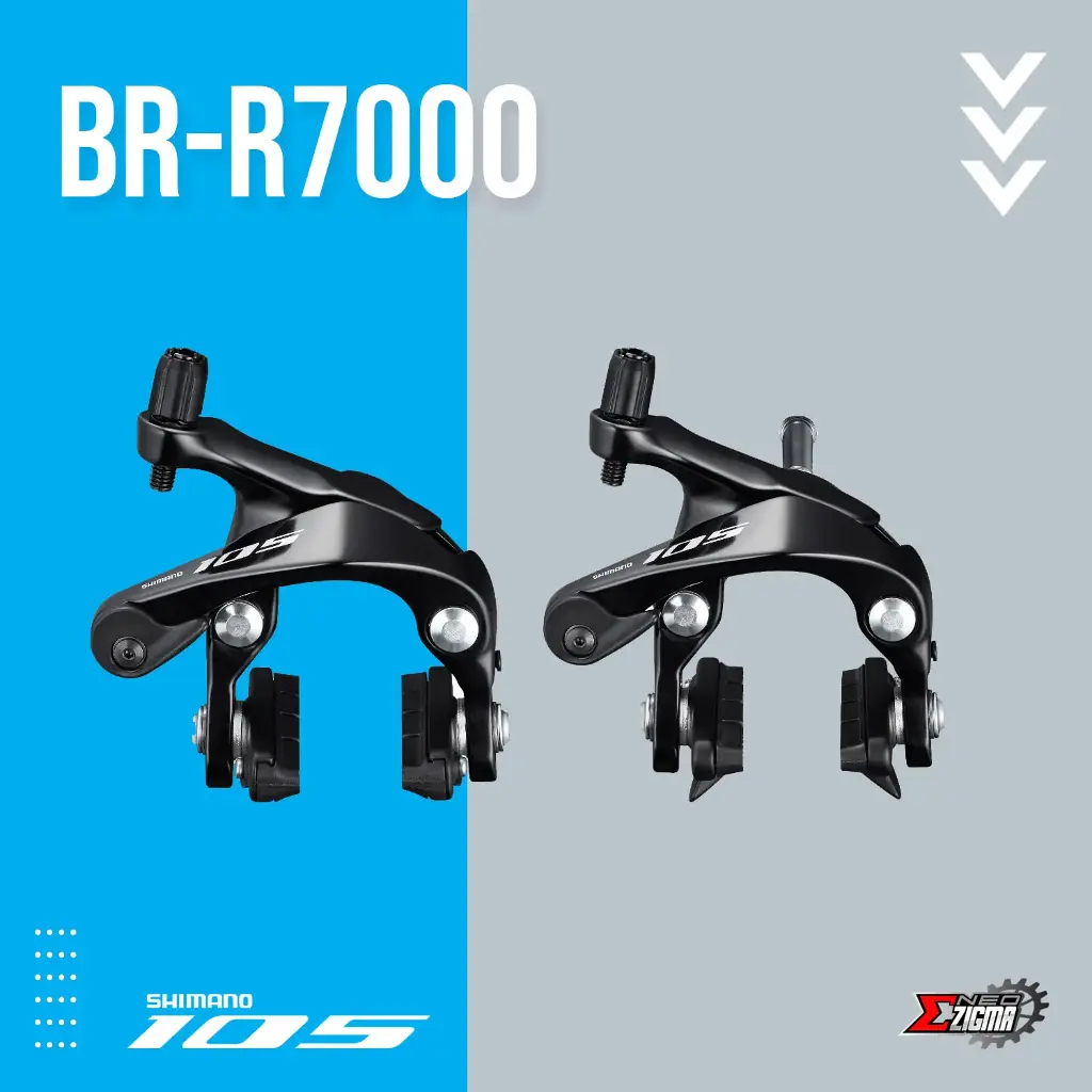 Caliper Brake Road SHIMANO 105 BR-R7000 F/R Ind. Pack