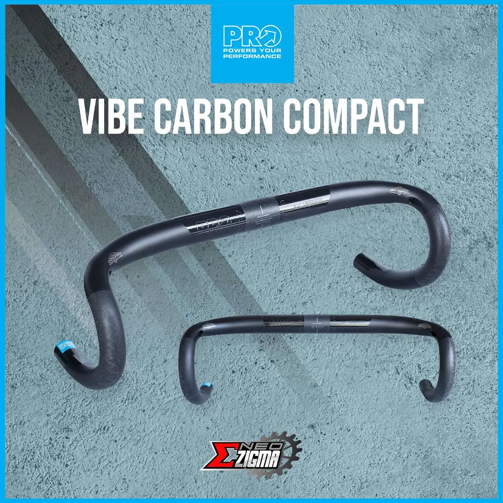 Handle Bar Road PRO Vibe Compact  Carbon 31.8x420mm Di2 Ready Internal Cable Routing PRHA0375
