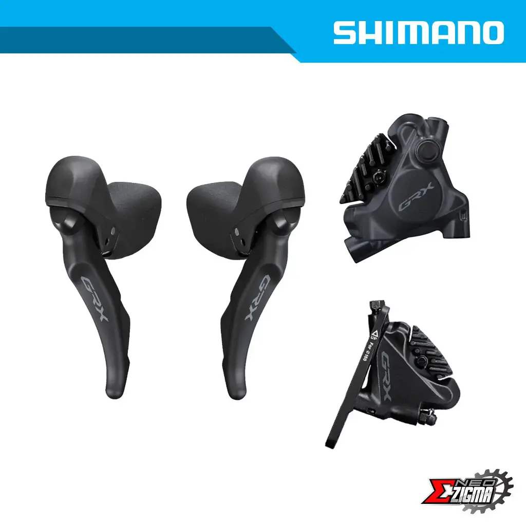 Disc Brake Assembly Gravel SHIMANO GRX BR/ST-RX410/RX600 For 140mm Rotor J-kit F/R