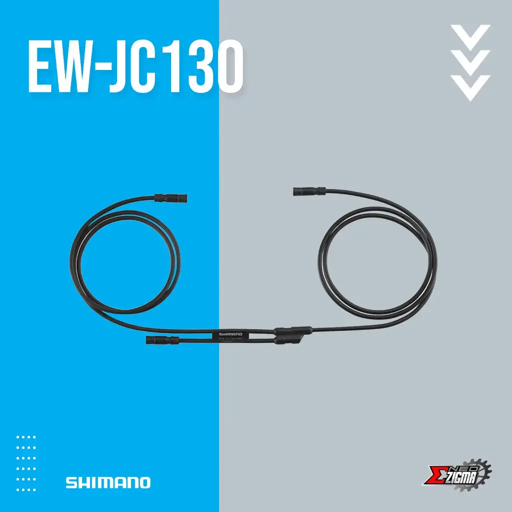 Junction Wire SHIMANO Di2 EW-JC130 Y-Split Rooting E-Tube Connector 550/50/550mm Ind. Pack IEWJC130MM