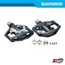 Pedal MTB SHIMANO Road-Others PD-EH500 Flat EPDEH500 0 SPD Single Sided Multi Purpose w/ Cleats Ind. Pack