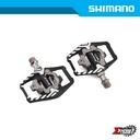 Pedal MTB SHIMANO XTR PD-M9120 SPD Dual Sided Flat Trail/Enduro w/ Cleats Ind. Pack IPDM9120