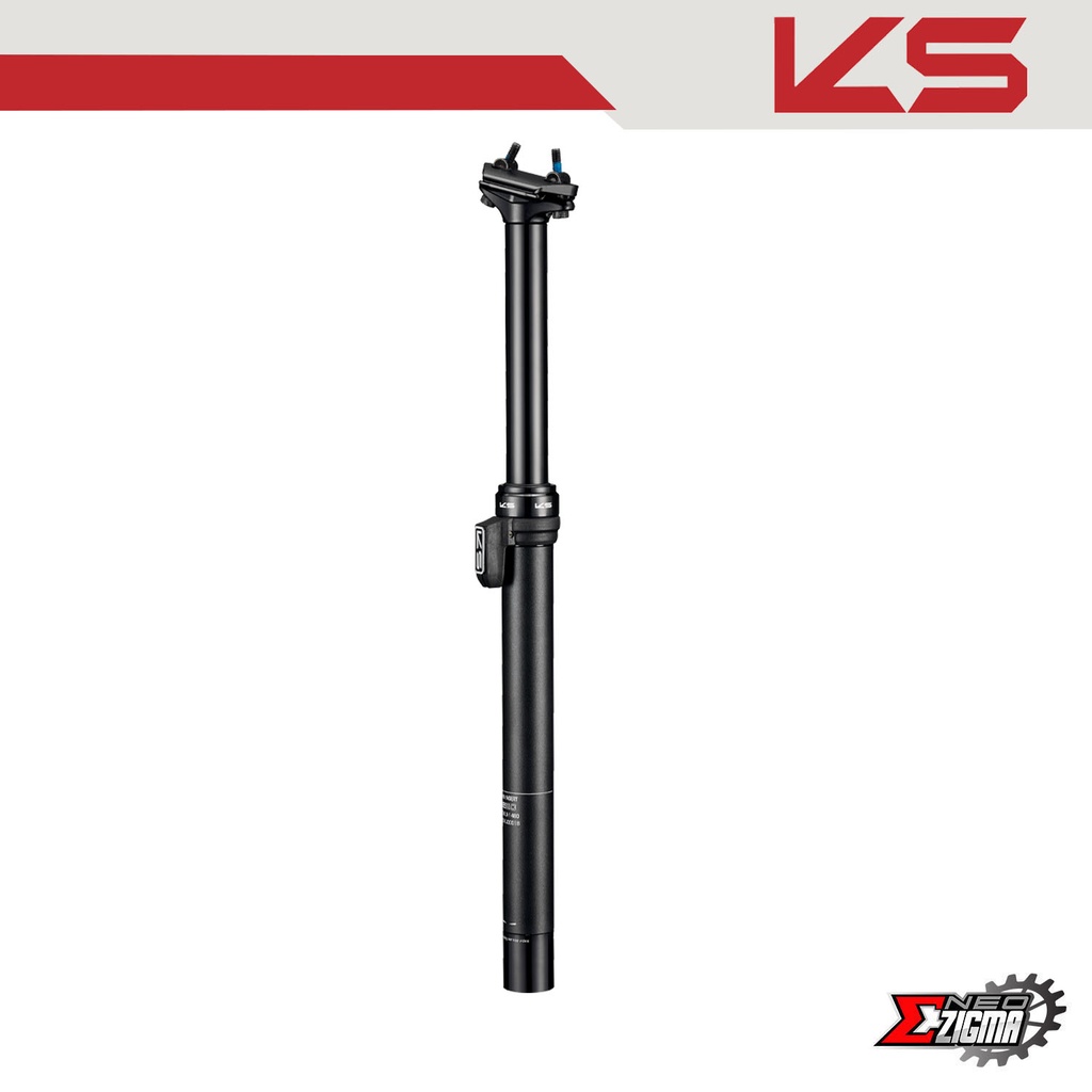 Dropper Post 31.6 KS E20 480/150mm C228-150-31.6 Internal Routing w/ Southpaw Remote