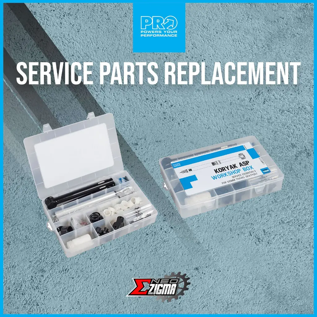 Service Parts Replacement Set For Seatpost PRO Koryak ASP Workshop Box PRSP0191