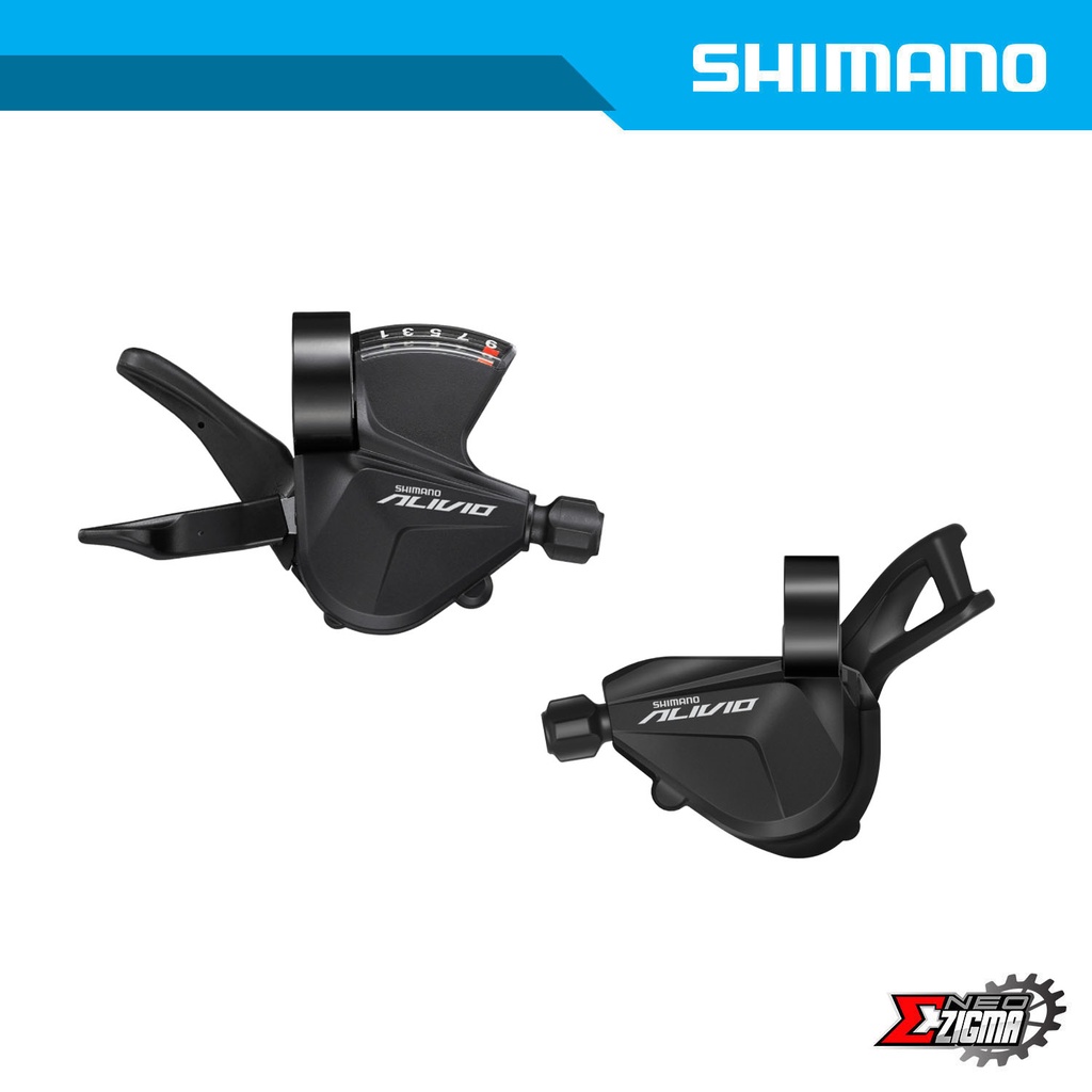 Shifter MTB SHIMANO Alivio SL-M3100 2x9-Spd Rapid Fire F/R Ind. Pack ESLM31002PA