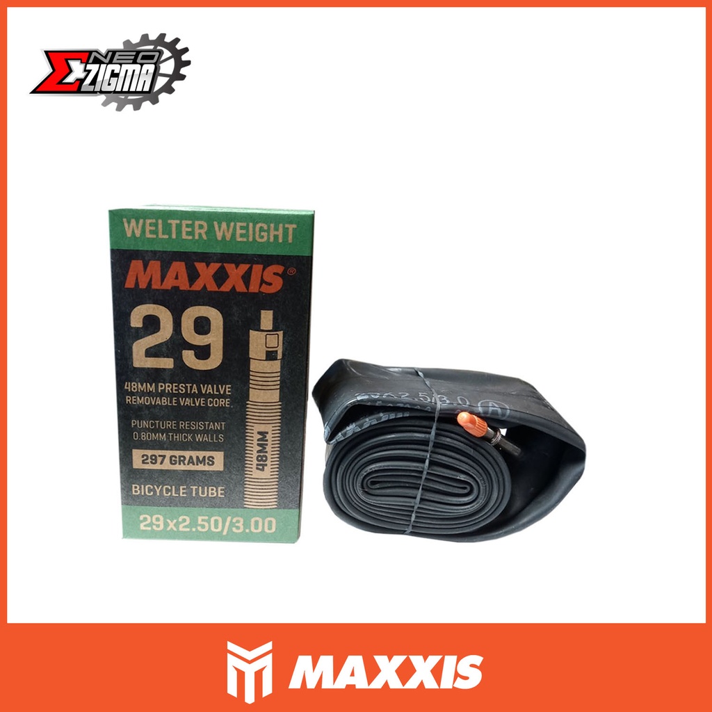 Tube 29x2.5/3.0 MAXXIS 48mm F/V 297g 0.8mm EIB00026500