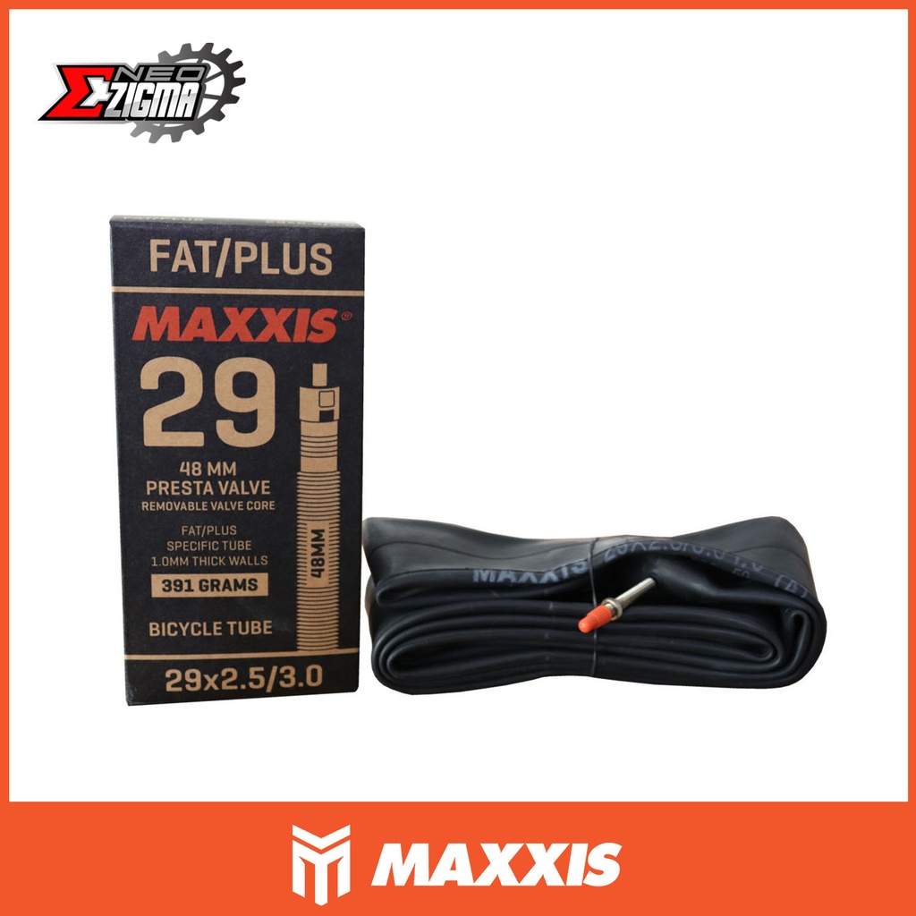 Tube 29x2.5/3.0 MAXXIS 48mm F/V 391g 1.0mm EIB97200400