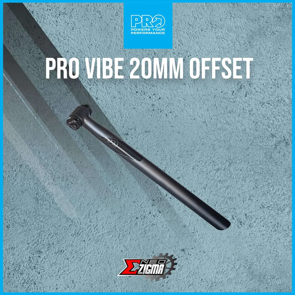 Seat Post Road PRO Vibe 27.2x400mm 20mm Offset Sideclamp Di2 PRSP0164
