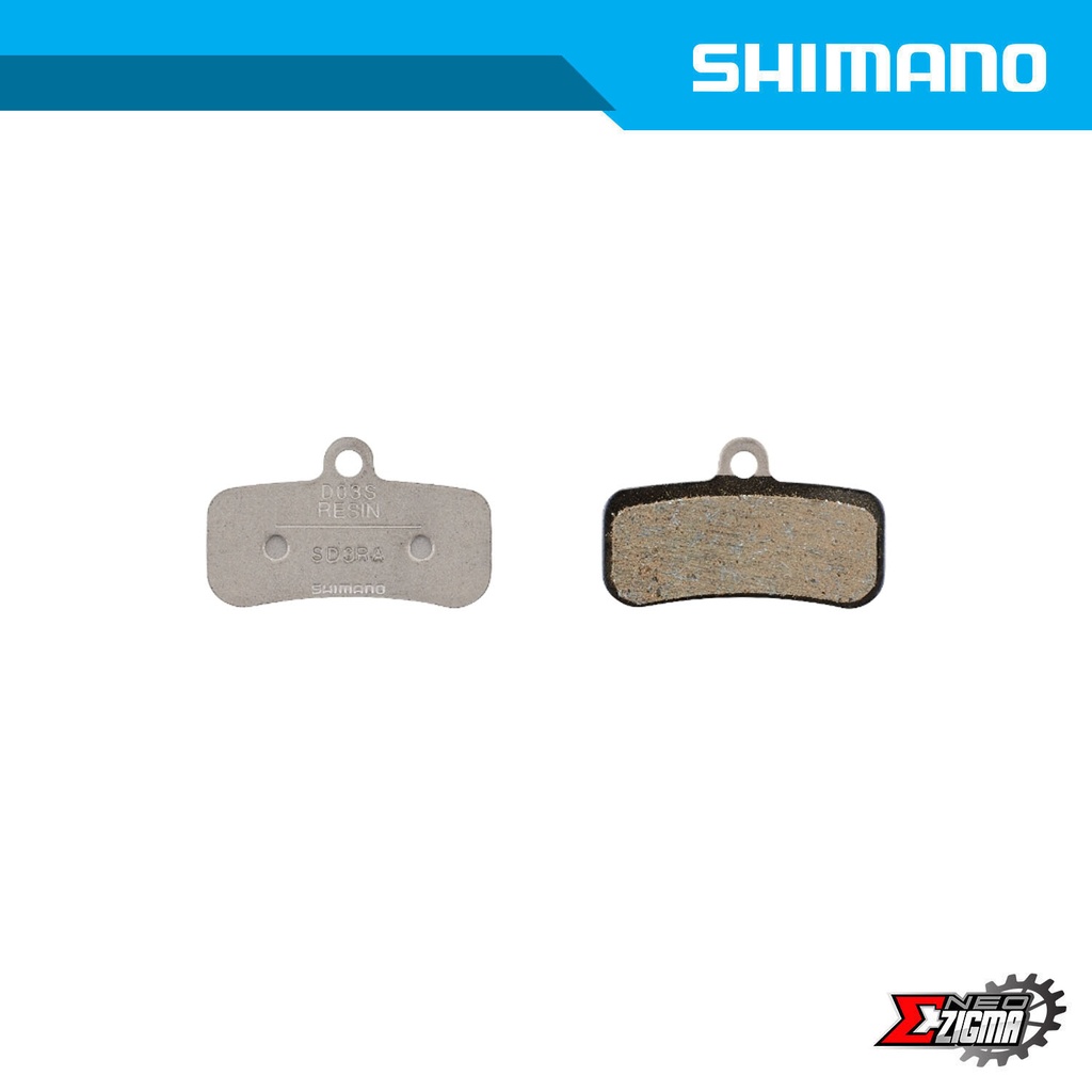 Disc Brake Pad MTB SHIMANO Others D03S-RX EBPD03SRXBS Resin For M8020/M820/M640/M6120 Semi-bulk Pack (25pairs/pack)