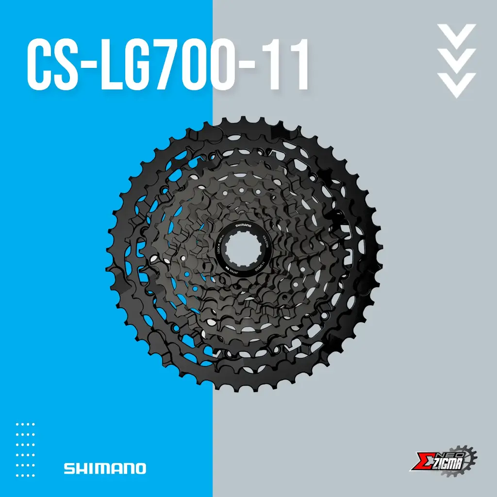 Cassette Sprocket MTB SHIMANO CUES CS-LG700-11 Linkglide Ind. Pack