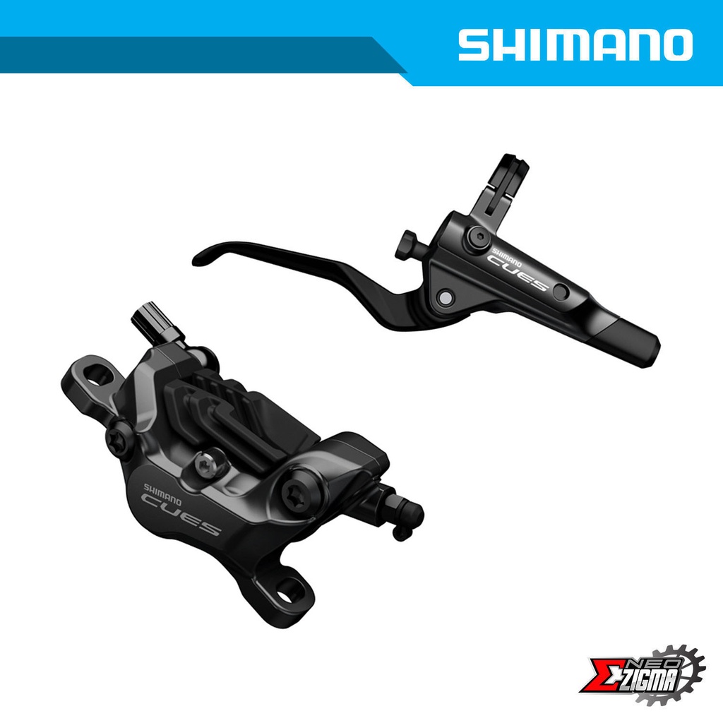 Disc Brake Assembly MTB SHIMANO CUES BR-U8020/BL-U8000 4-Piston J-kit Rear Ind. Pack IU80201JRRXSA170