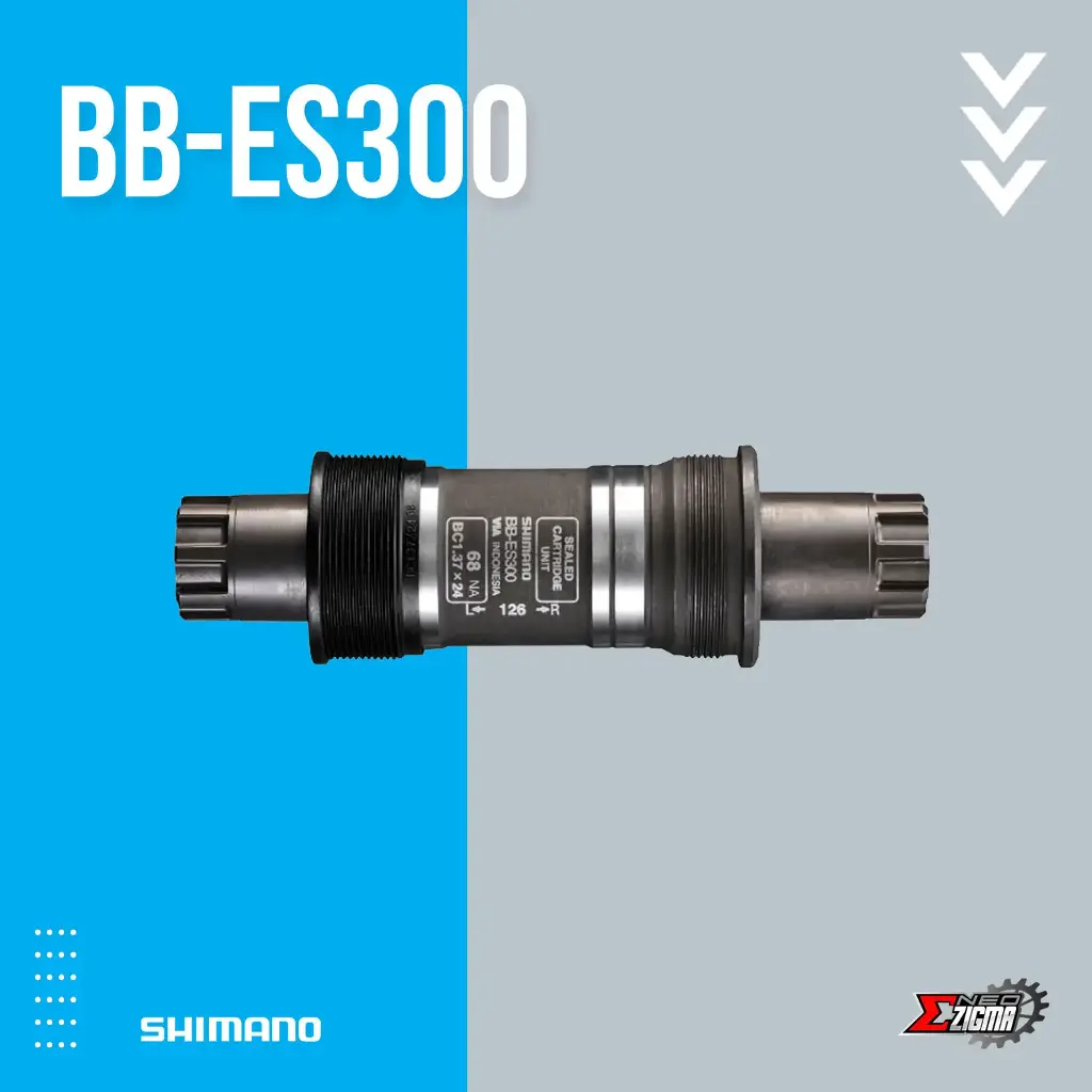 ﻿B.B. Parts SHIMANO MTB-Others BB-ES300 113mm Octalink Ind. Pack EBBES300B13﻿