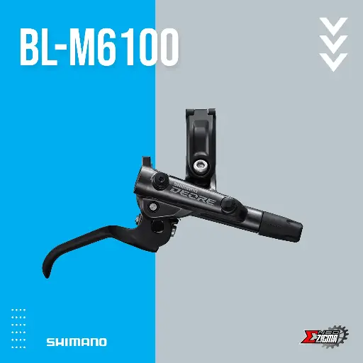 [BLSH019RE] Brake Lever MTB SHIMANO Deore BL-M6100 Hydraulic Rear Ind. Pack EBLM6100R