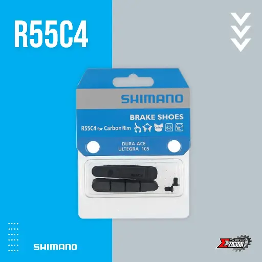 [BSSH107I] Brake Shoe Road SHIMANO Others R55C4 For Carbon Rim Cartridge Type for Dura-ace/Ultegra/105 Ind. Pack Y8L298070