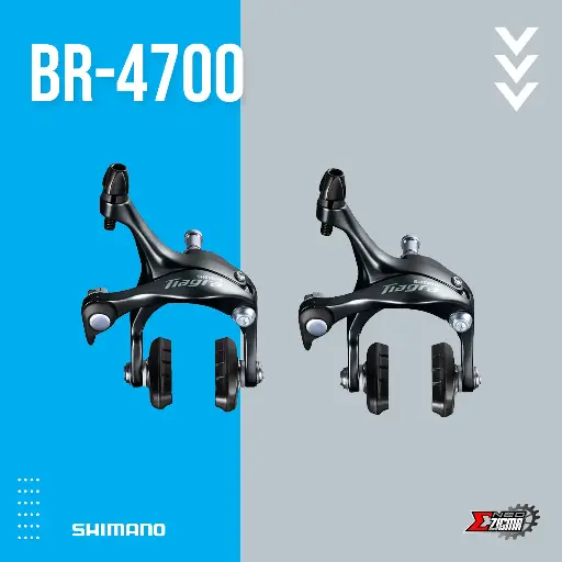 [CBSH105E] Caliper Brake Road SHIMANO Tiagra BR-4700 F/R Ind. Pack EBR4700A87