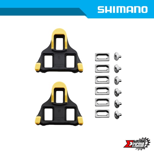 [CLSH101I] Cleats Road SHIMANO Others SM-SH11 ISMSH11 Self Aligning 6 Deg Yellow Ind. Pack