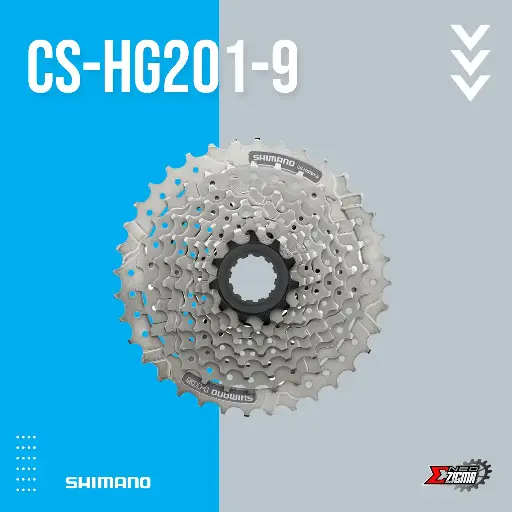 [FWSH193E] Cassette Sprocket MTB SHIMANO Altus CS-HG201 9-Spd 11-36T Ind. Pack ECSHG2019136